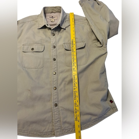 Woolrich X Harley-Davidson Tan Snap Up Lined Jacket Size XL Cotton 2 Marks
*READ - Picture 6 of 12